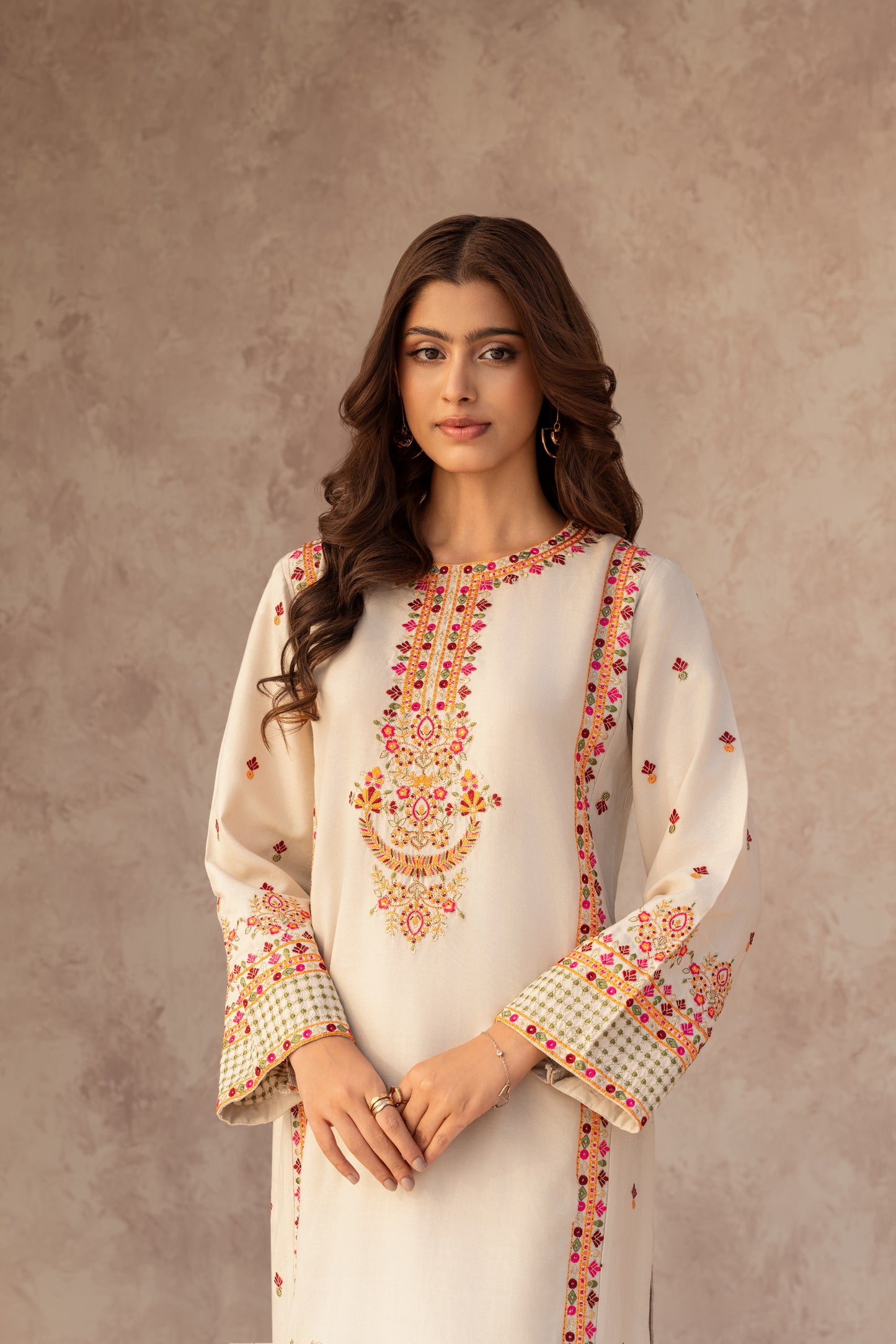 Noor-e-Bahaar - Off White - By Joray.pk