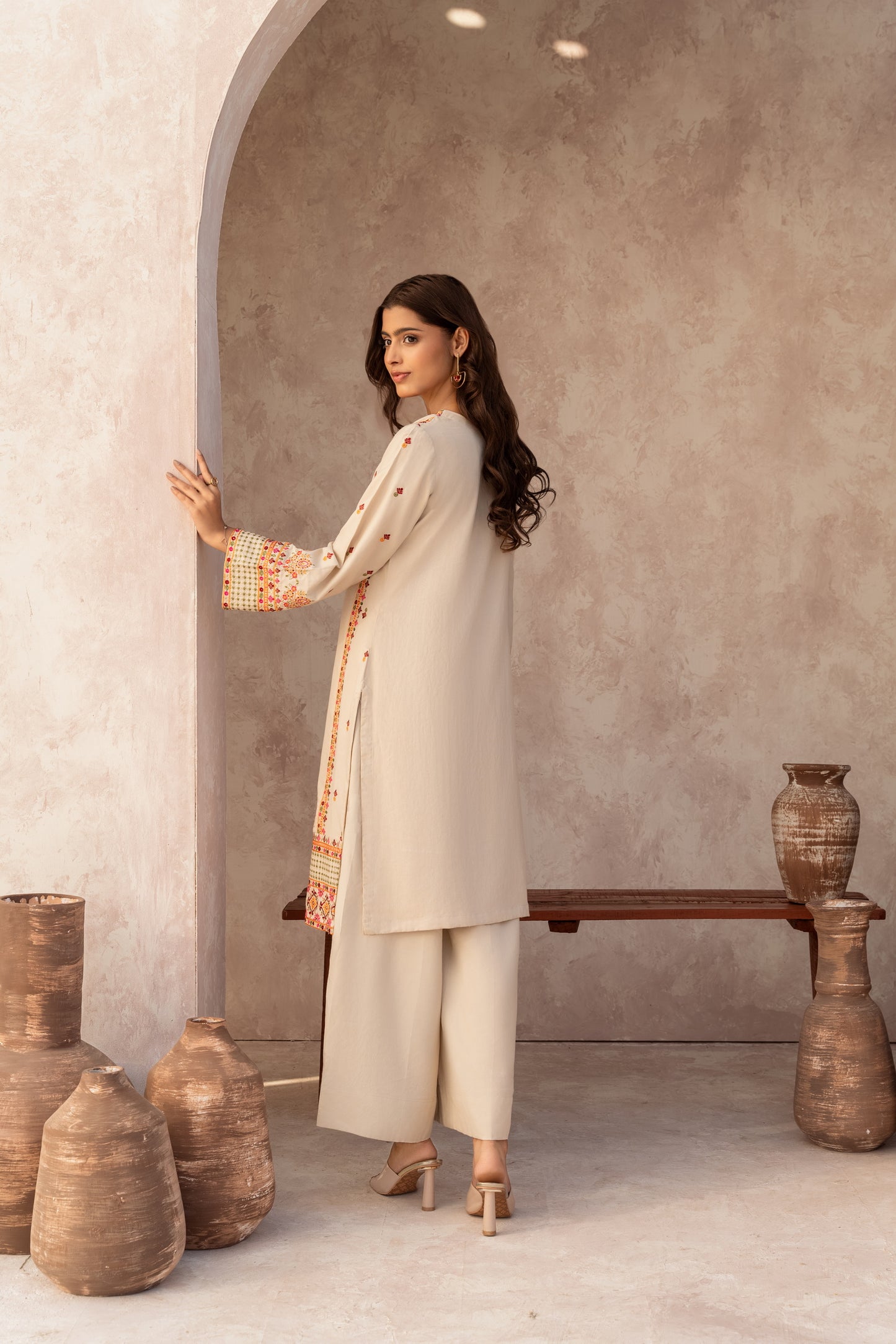 Noor-e-Bahaar - Off White - By Joray.pk