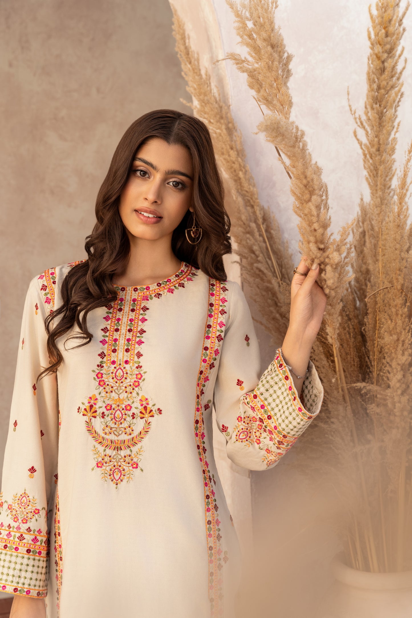 Noor-e-Bahaar - Off White - By Joray.pk