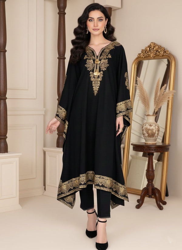 Arabian Nights (Black)-Kaftan -By Joray.Pk