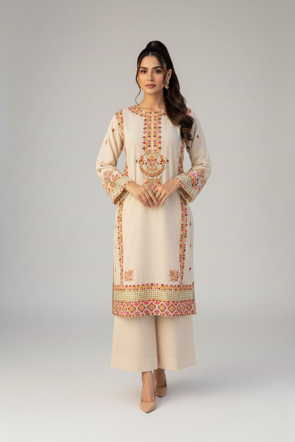 Noor-e-Bahaar - Off White - By Joray.pk