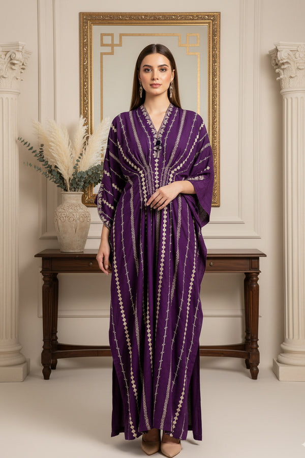 Shan-e-Banafsh Kaftan- By Joray.pk