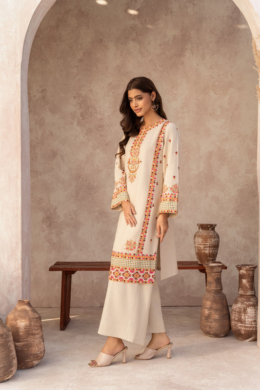 Noor-e-Bahaar - Off White - By Joray.pk